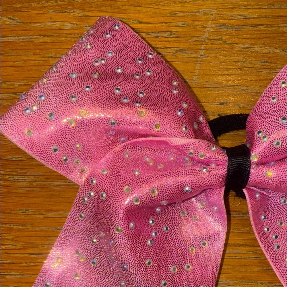 Pink Glitter Bow
